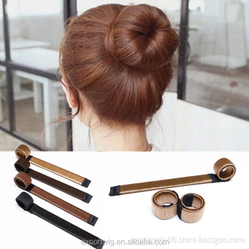 Wholesale New Girls Magic Bun Hair Maker Styling Tool Styling Multi Function Hair Donut